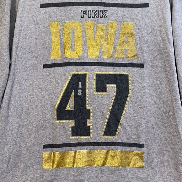 University of iowa hawkeyes PINK sweatshirt with pockets - Picture 3 of 16